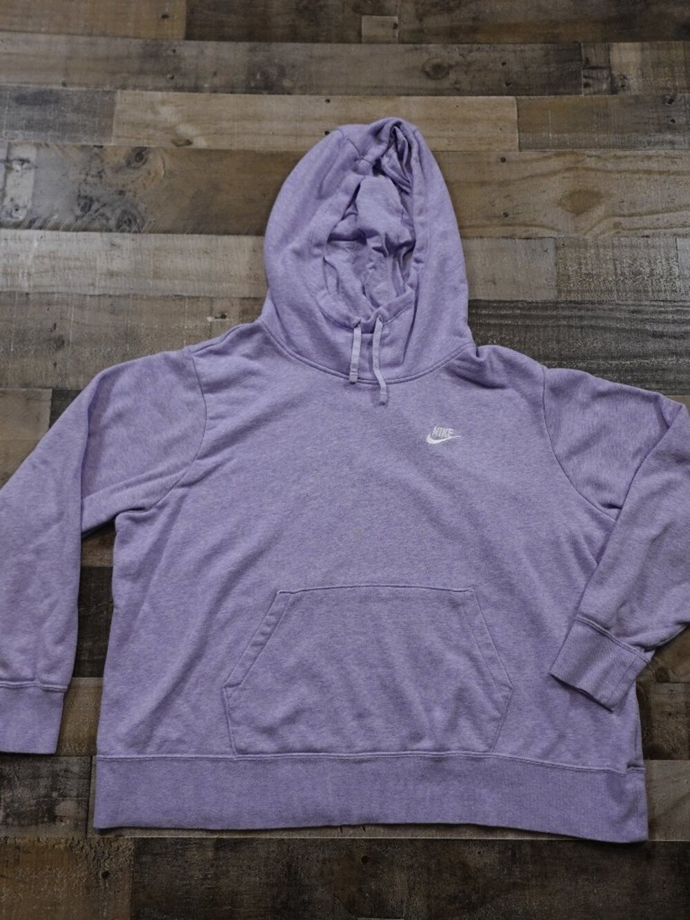 Nike Sportswear Pullover Hoodie Women’s 2X Purple Heather Plus Size Fleece FAIR
